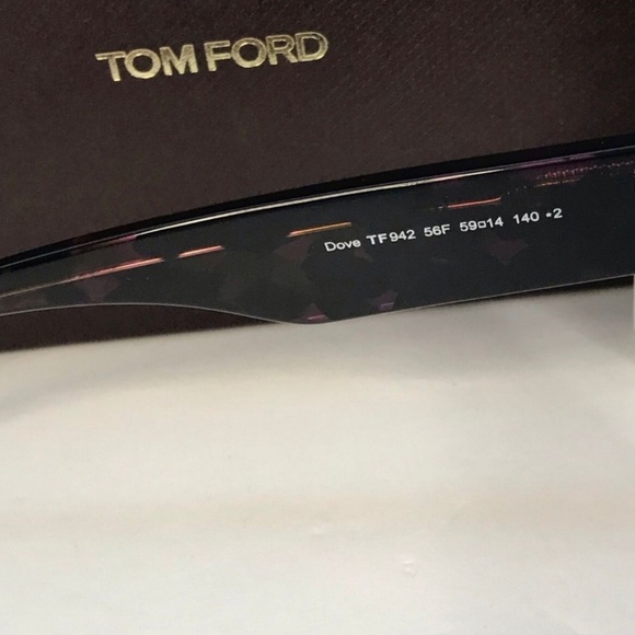 TOM FORD Dove Sunglasses Tortoise Havana Brown TF942 - Picture 7 of 16